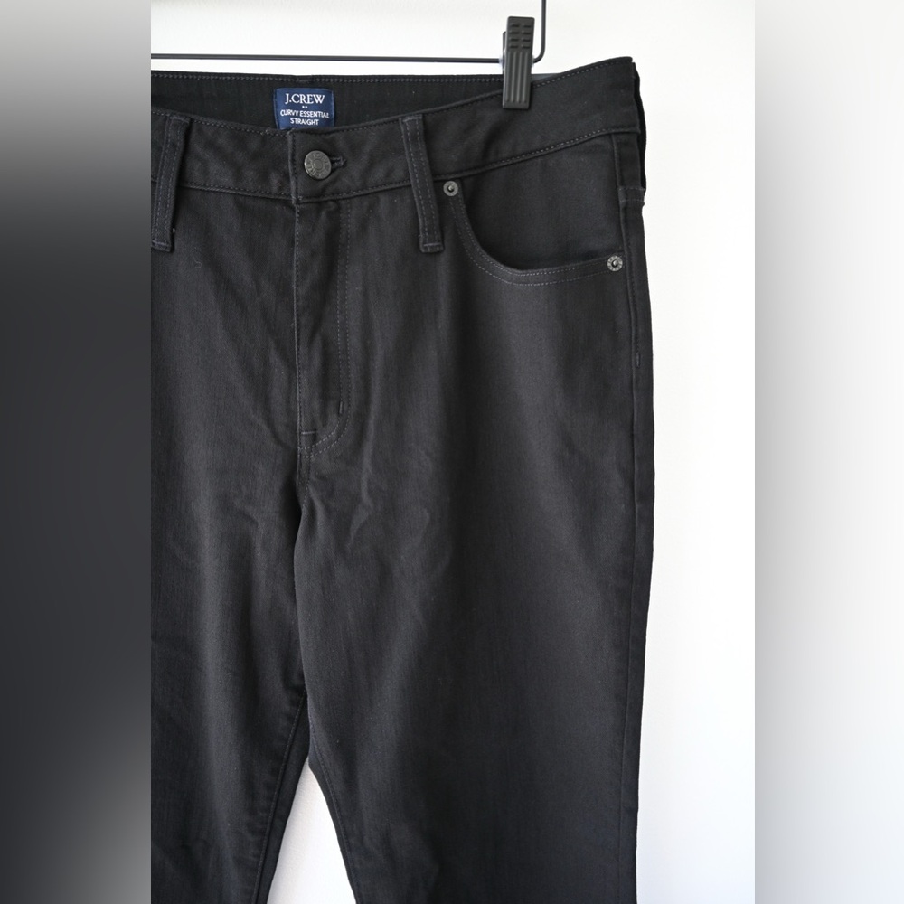 J.Crew Curvy Essential Straight Jeans - Picture 5 of 7